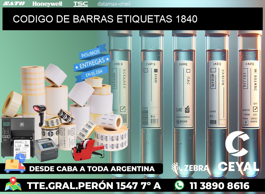 CODIGO DE BARRAS ETIQUETAS 1840