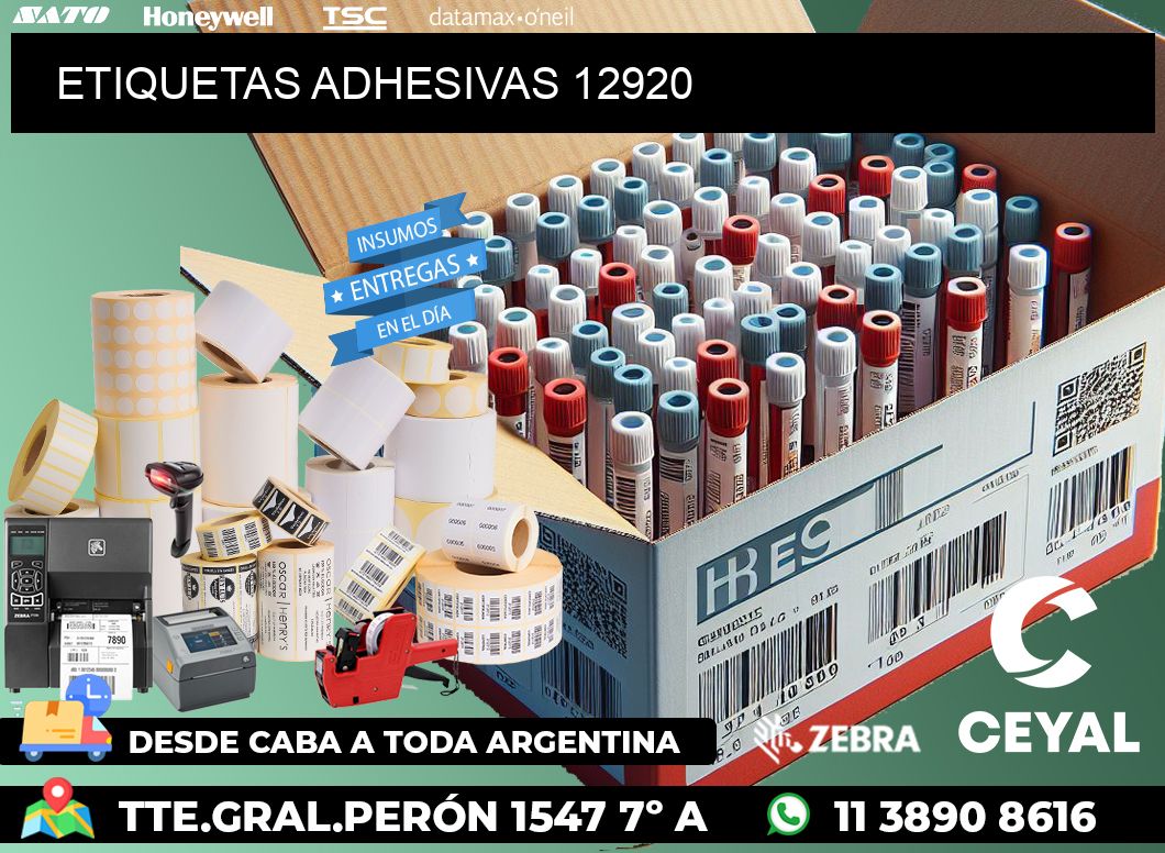 ETIQUETAS ADHESIVAS 12920