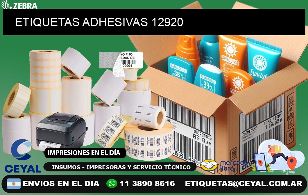 ETIQUETAS ADHESIVAS 12920