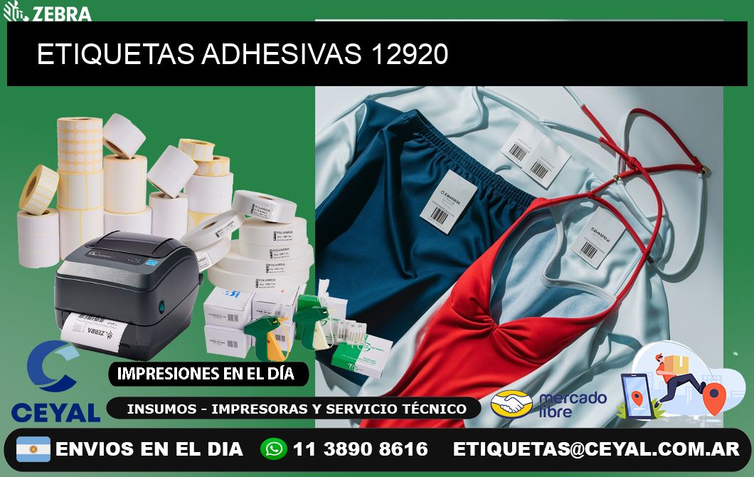 ETIQUETAS ADHESIVAS 12920