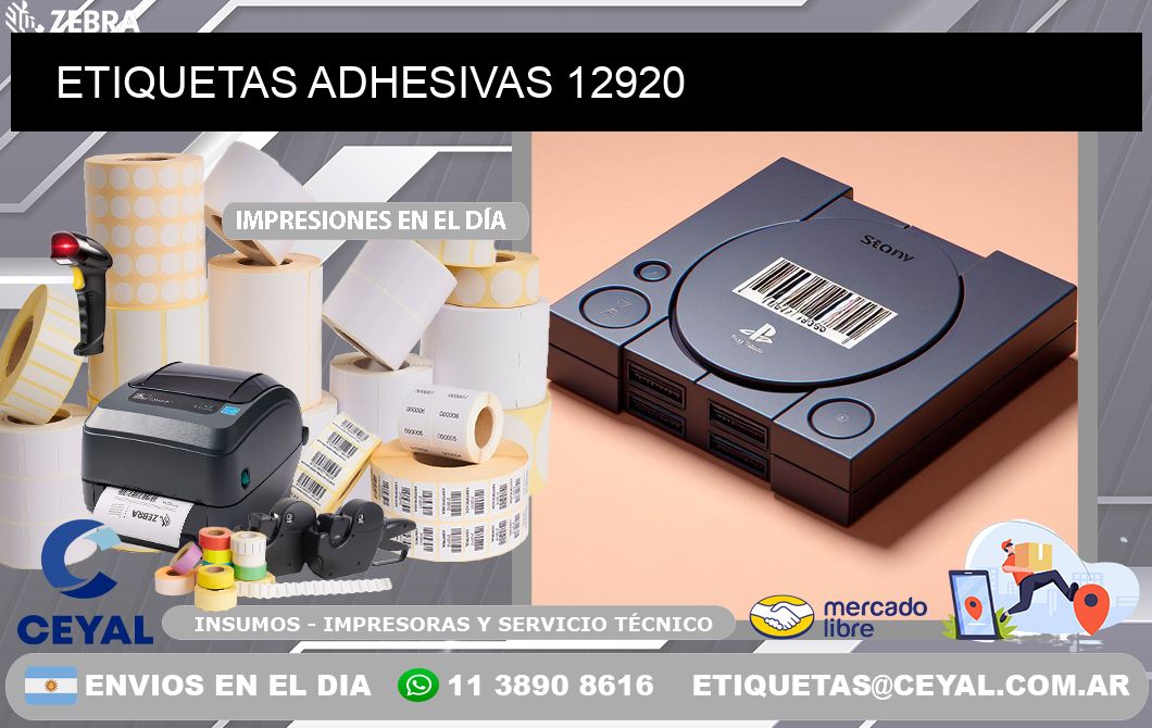 ETIQUETAS ADHESIVAS 12920