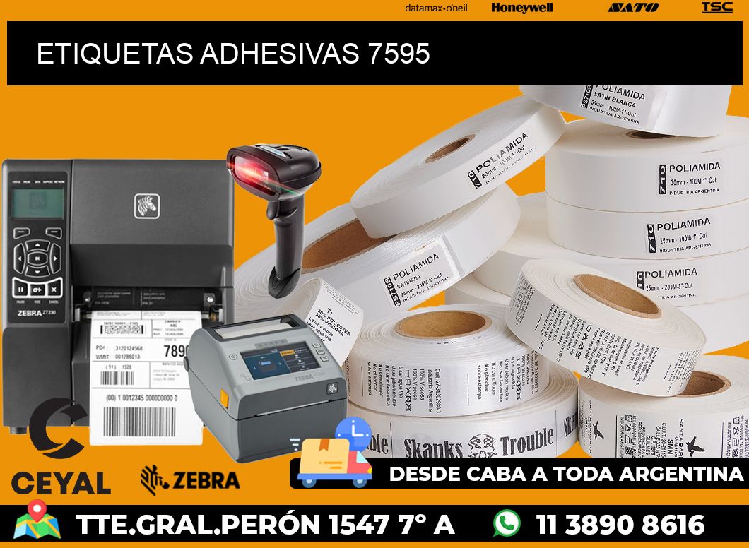 ETIQUETAS ADHESIVAS 7595