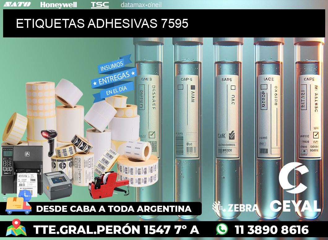 ETIQUETAS ADHESIVAS 7595