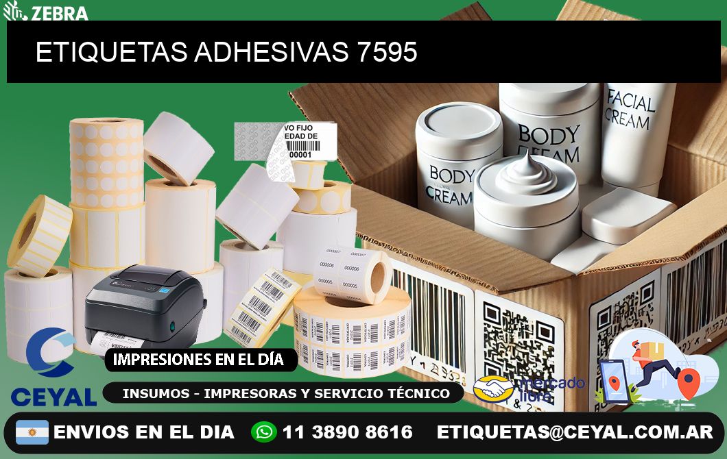 ETIQUETAS ADHESIVAS 7595