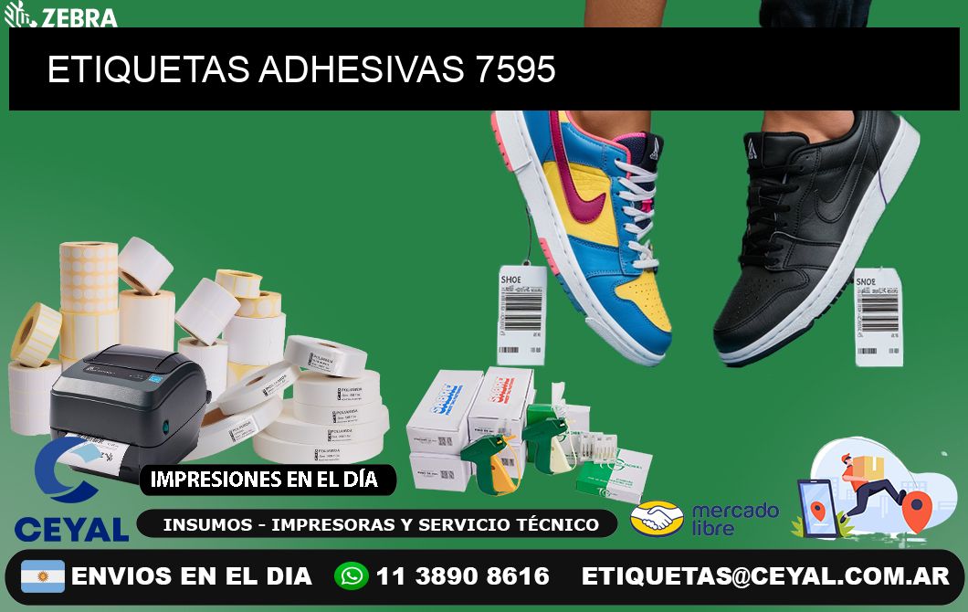 ETIQUETAS ADHESIVAS 7595