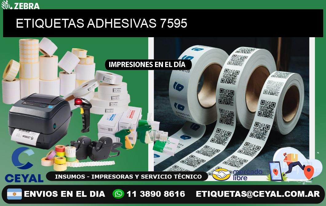 ETIQUETAS ADHESIVAS 7595