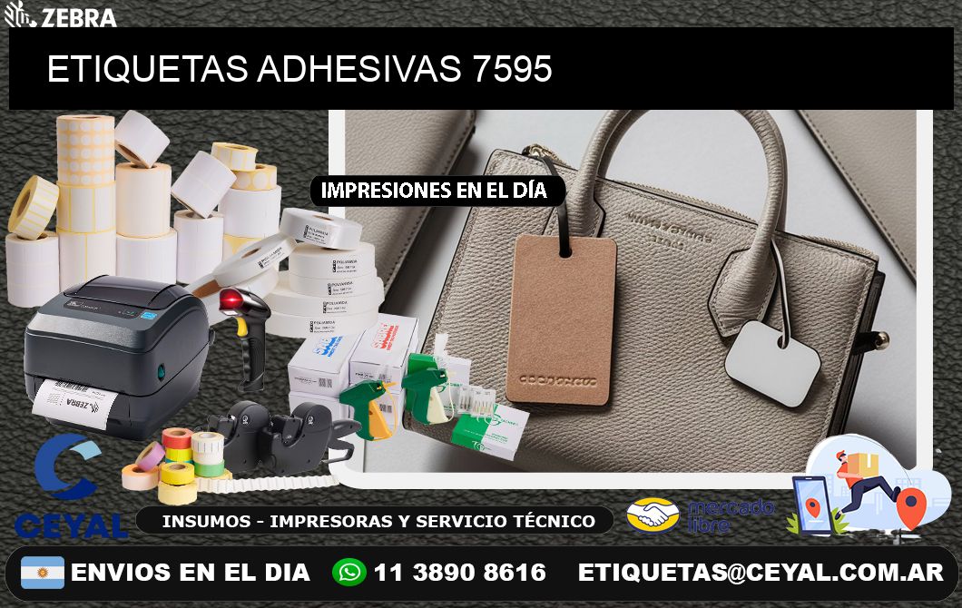 ETIQUETAS ADHESIVAS 7595