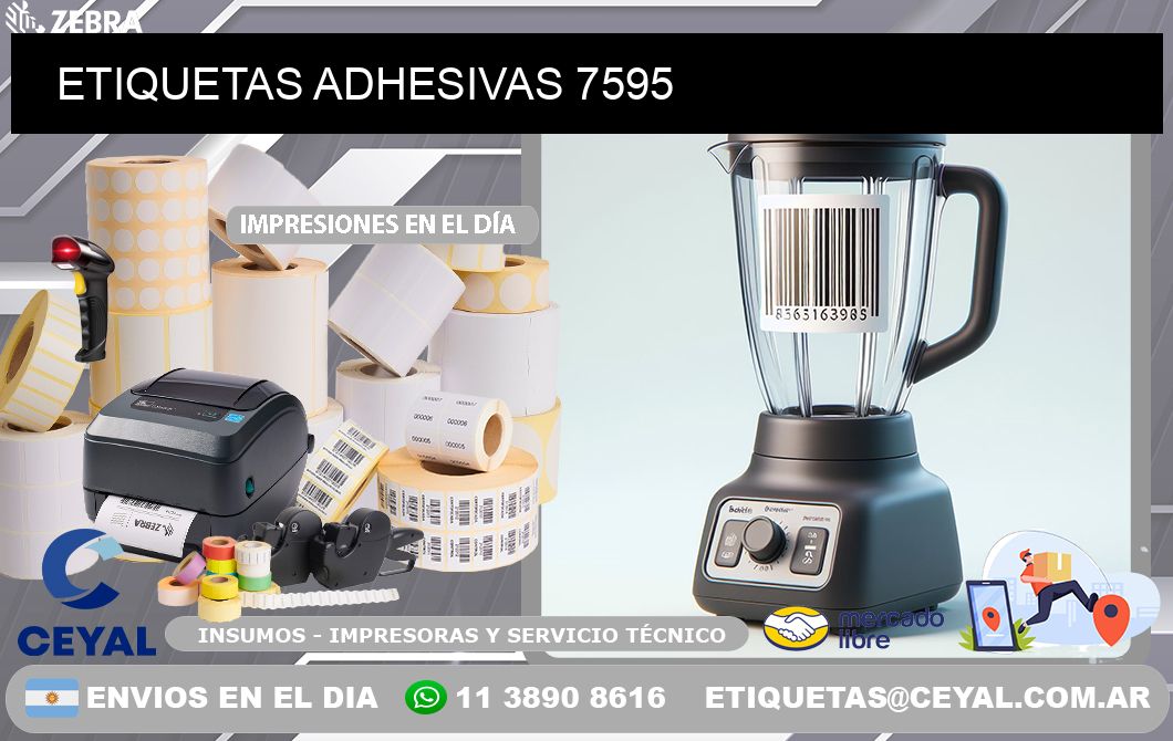 ETIQUETAS ADHESIVAS 7595