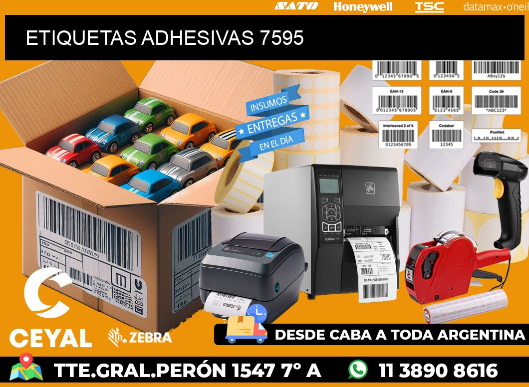 ETIQUETAS ADHESIVAS 7595