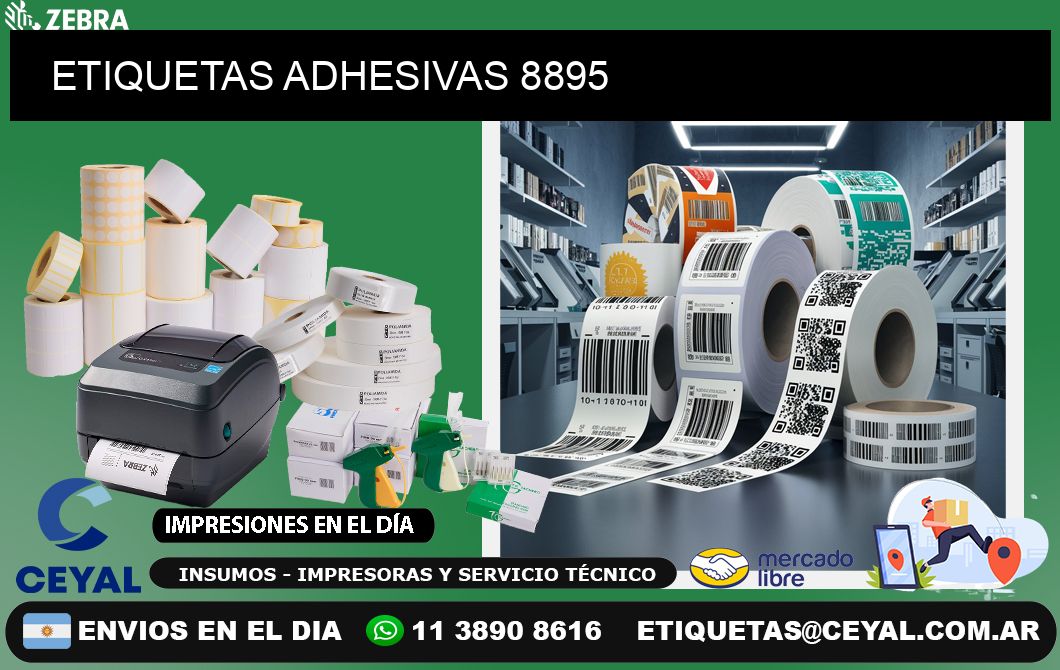 ETIQUETAS ADHESIVAS 8895