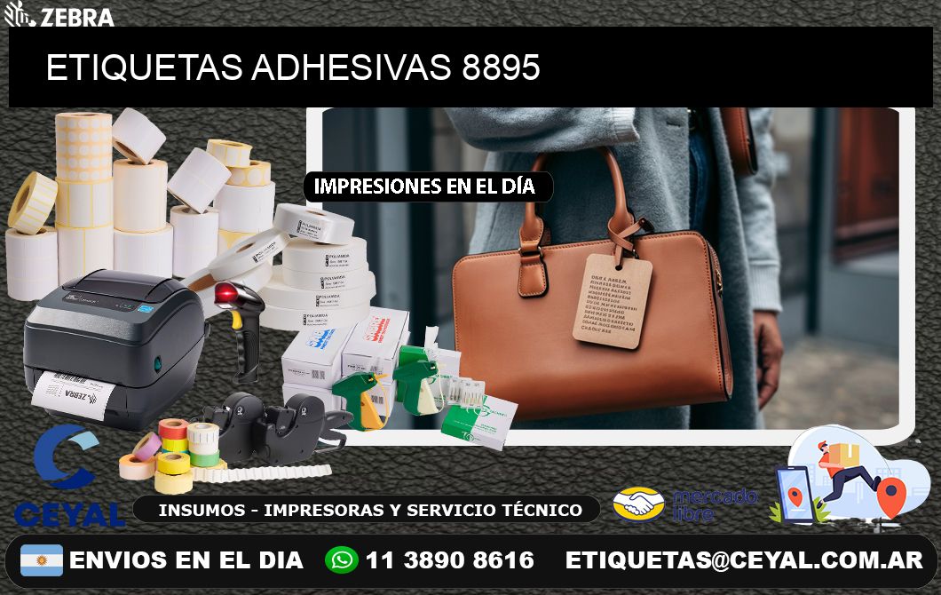 ETIQUETAS ADHESIVAS 8895