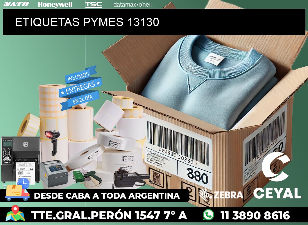 ETIQUETAS PYMES 13130