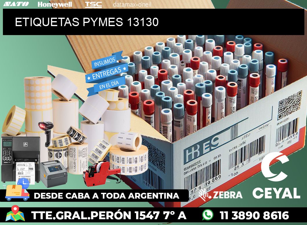 ETIQUETAS PYMES 13130