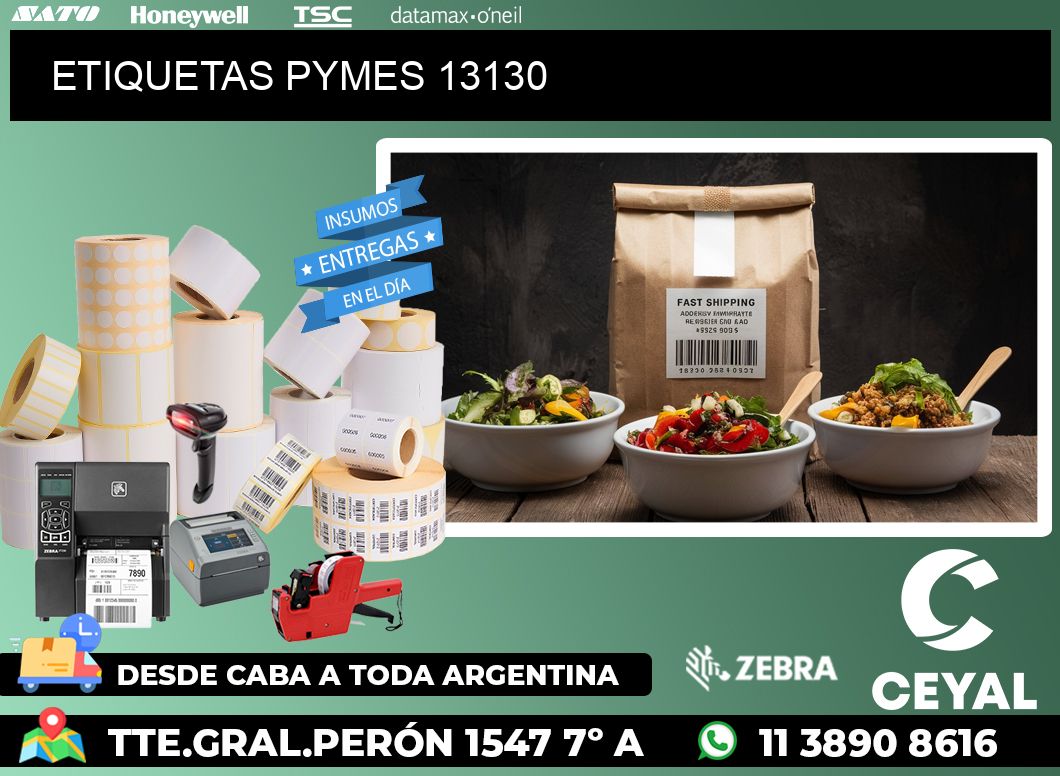 ETIQUETAS PYMES 13130