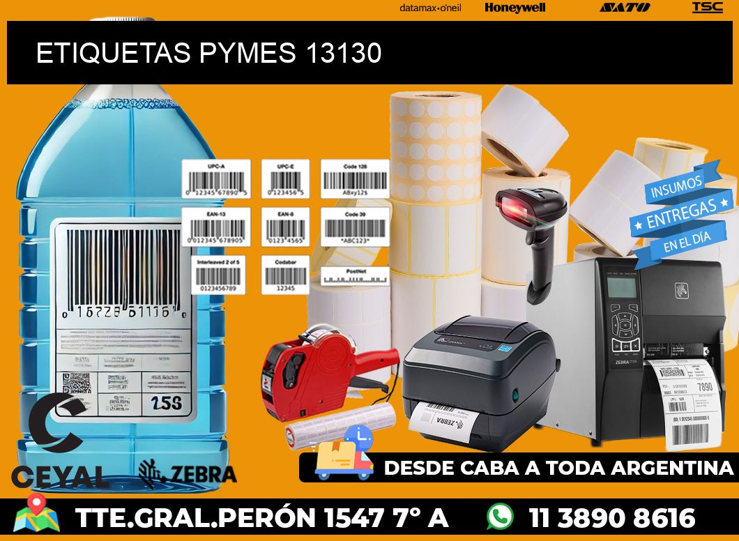 ETIQUETAS PYMES 13130