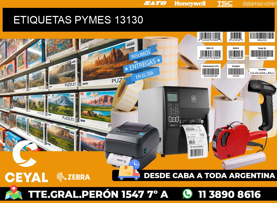 ETIQUETAS PYMES 13130