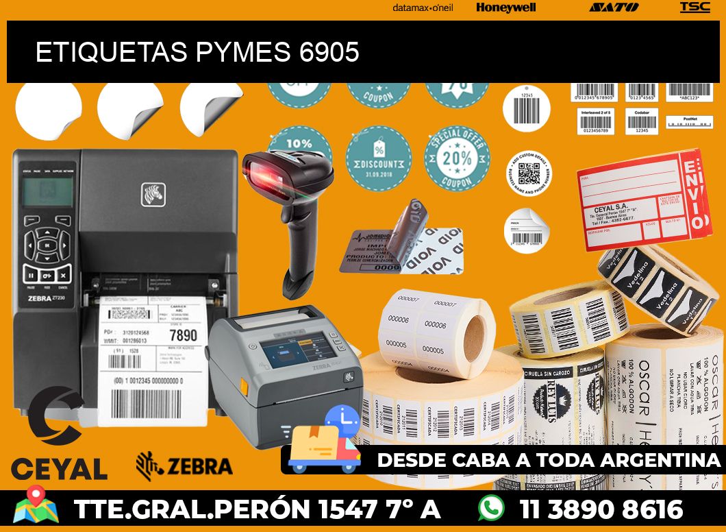 ETIQUETAS PYMES 6905