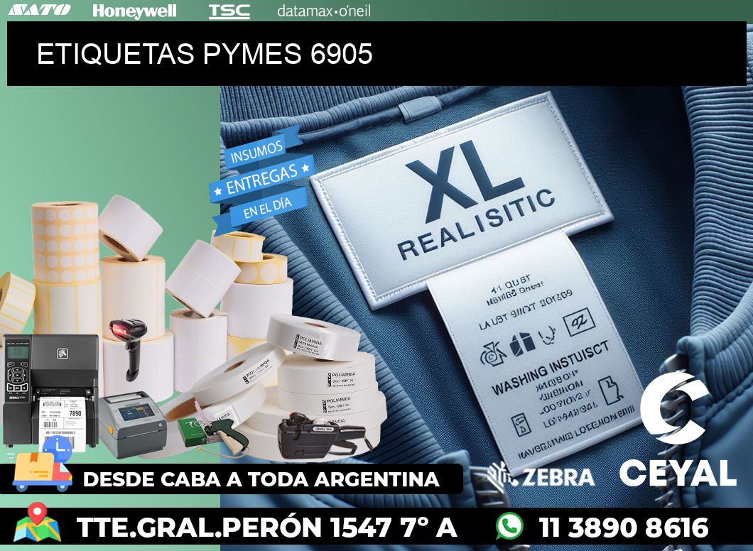 ETIQUETAS PYMES 6905