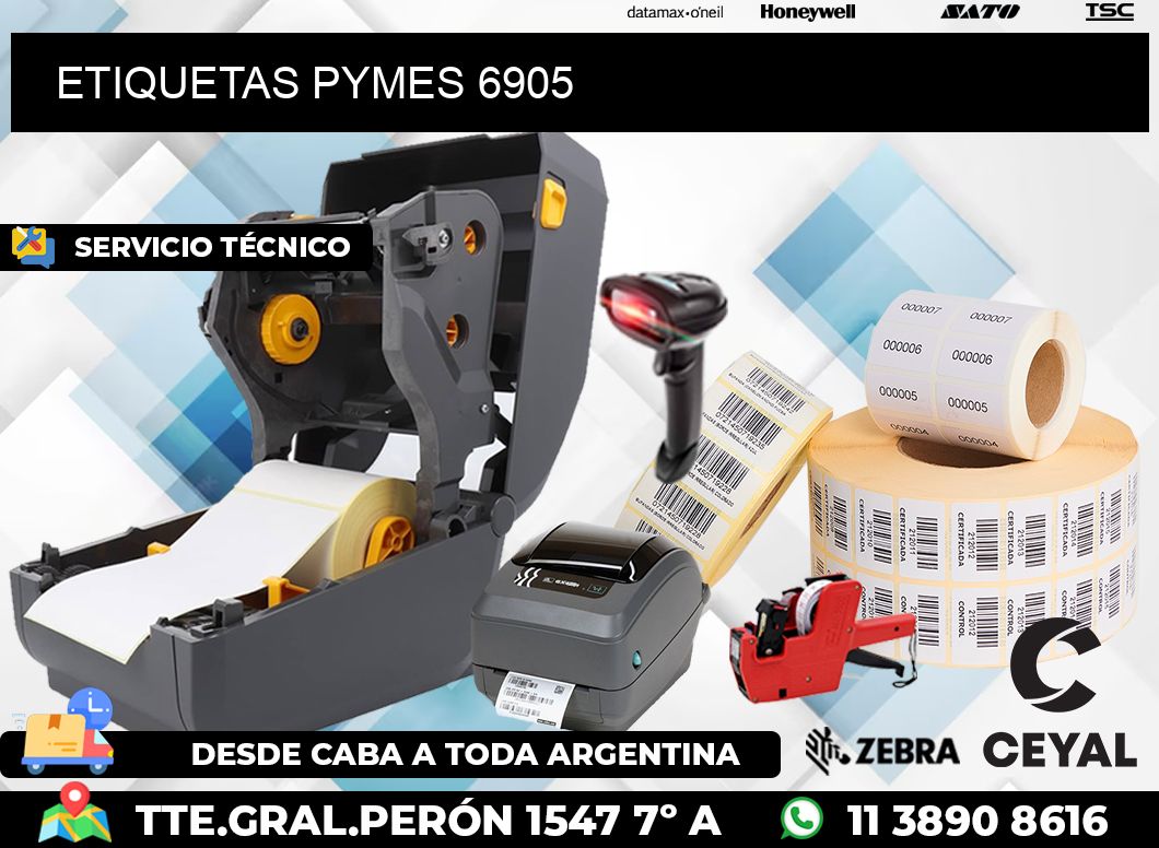 ETIQUETAS PYMES 6905