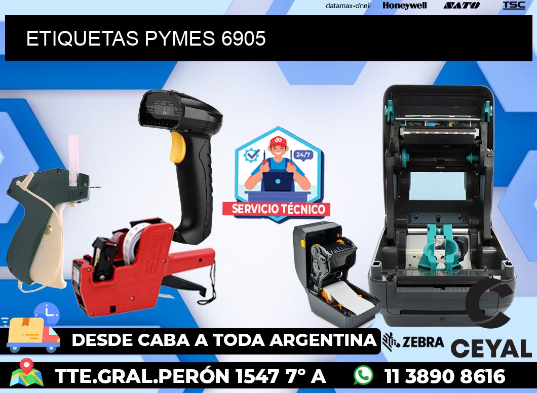 ETIQUETAS PYMES 6905