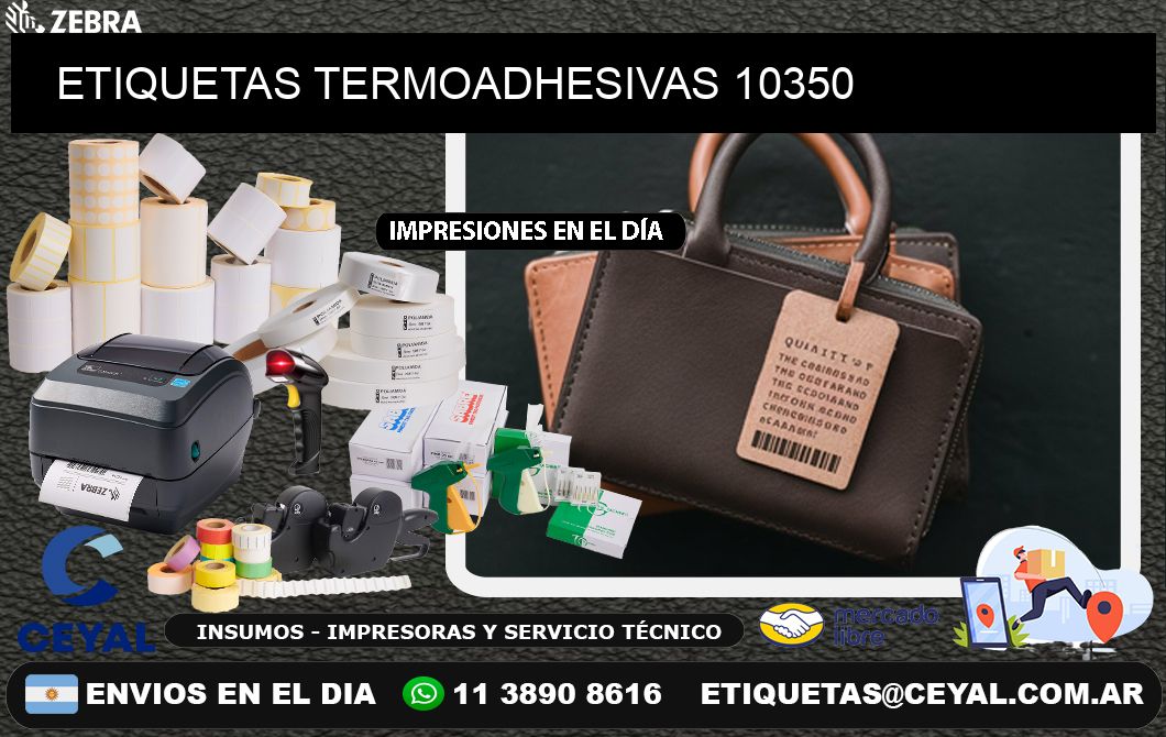 ETIQUETAS TERMOADHESIVAS 10350