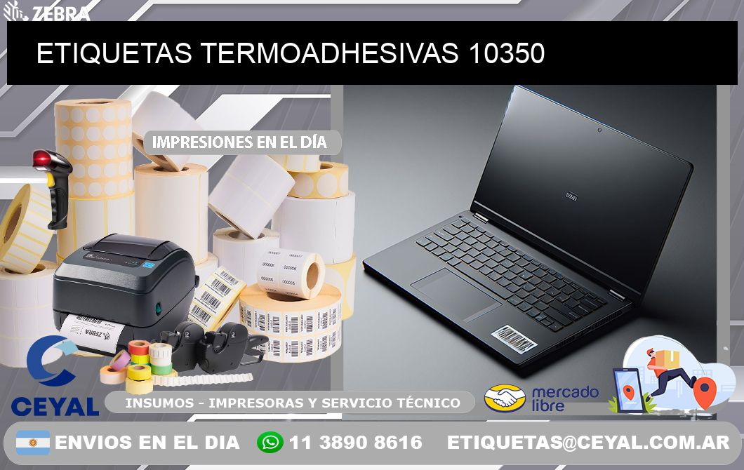 ETIQUETAS TERMOADHESIVAS 10350