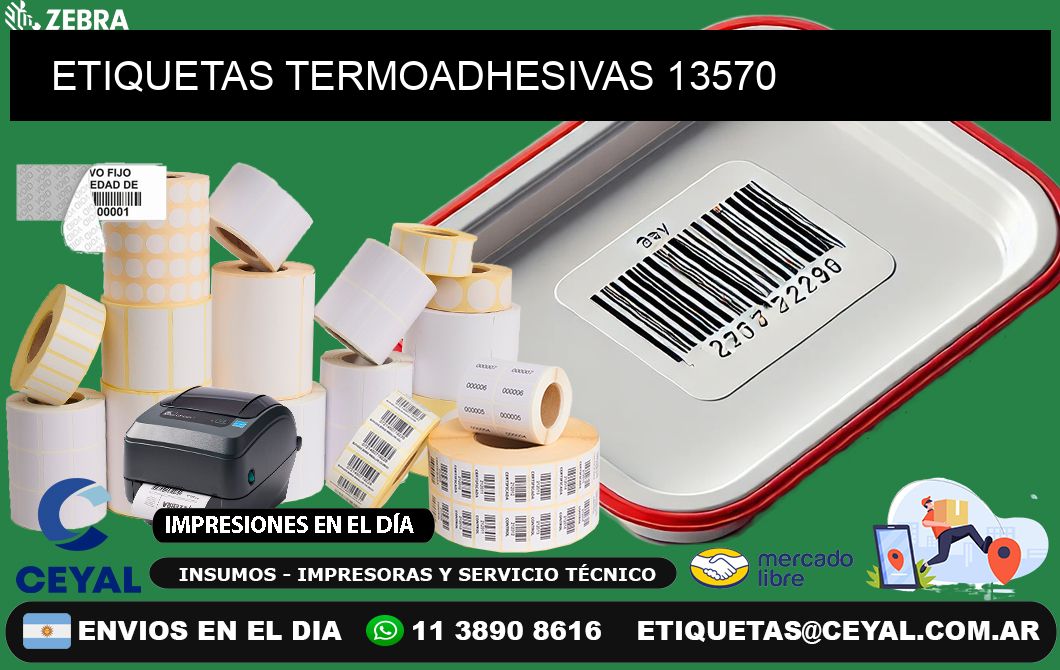 ETIQUETAS TERMOADHESIVAS 13570