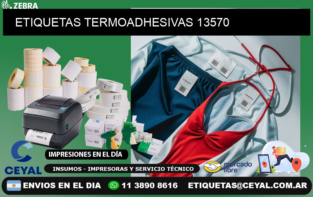 ETIQUETAS TERMOADHESIVAS 13570