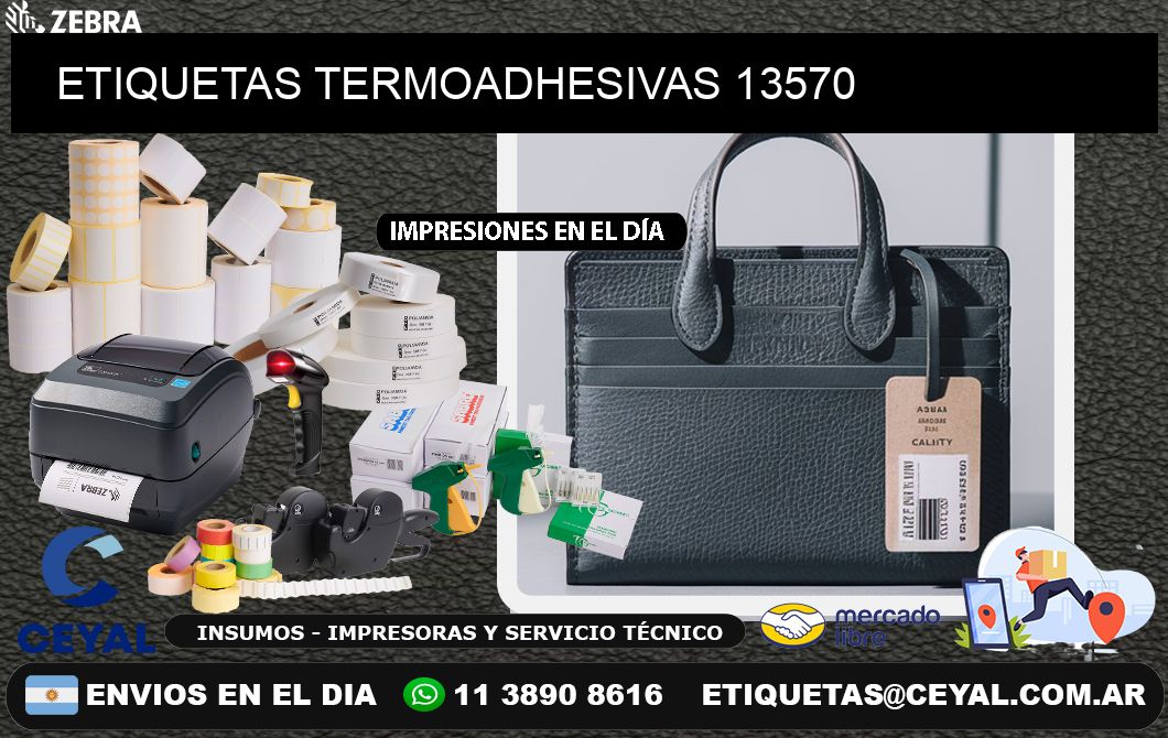 ETIQUETAS TERMOADHESIVAS 13570