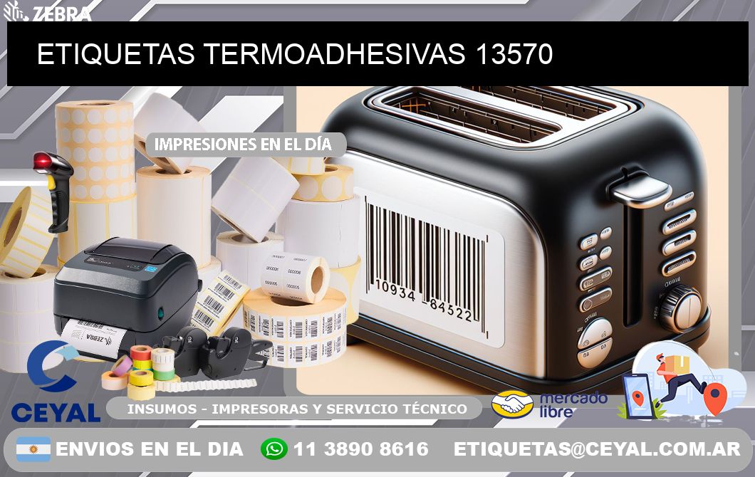 ETIQUETAS TERMOADHESIVAS 13570