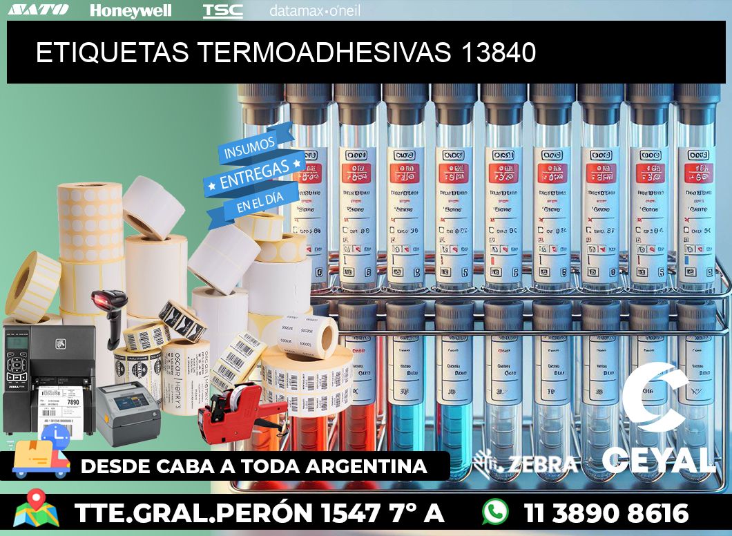 ETIQUETAS TERMOADHESIVAS 13840