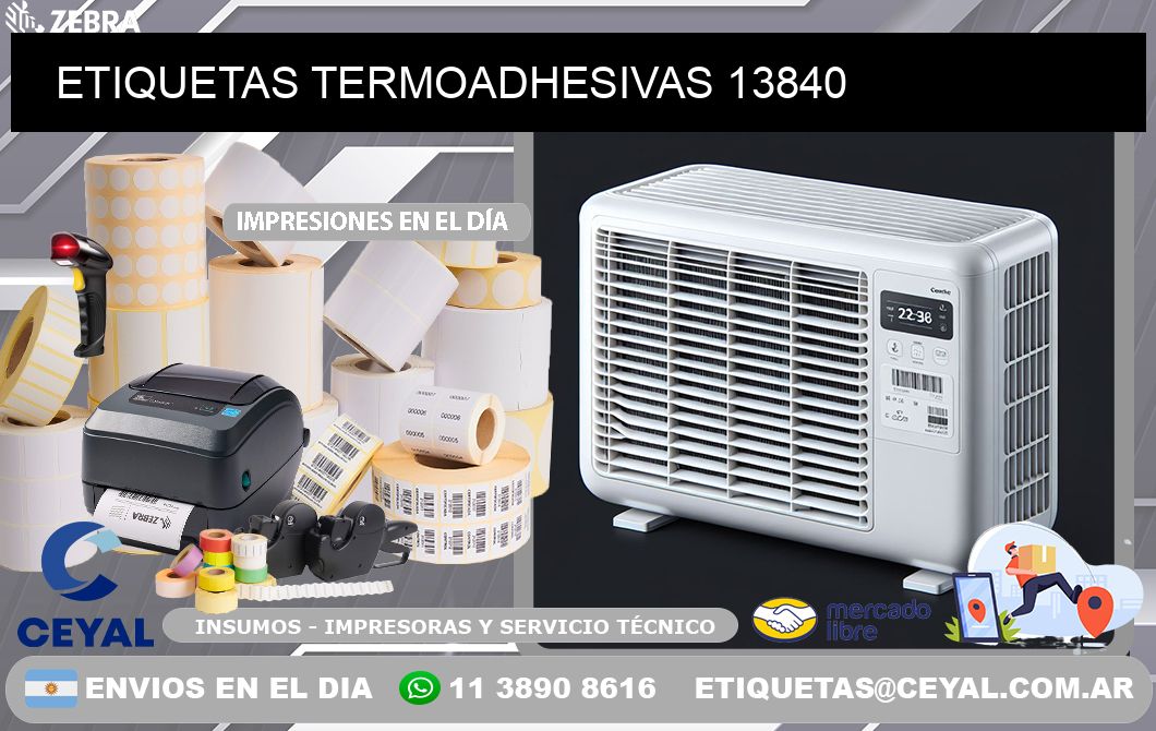 ETIQUETAS TERMOADHESIVAS 13840