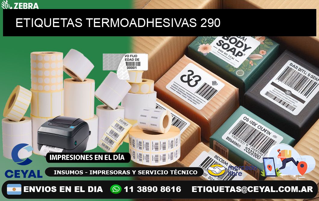 ETIQUETAS TERMOADHESIVAS 290