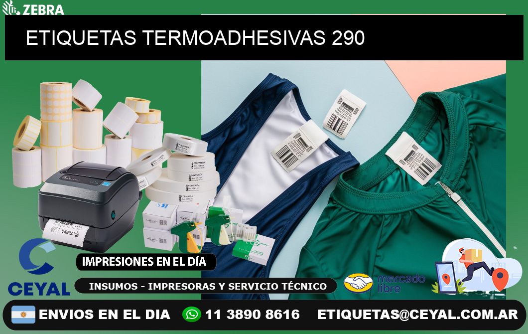 ETIQUETAS TERMOADHESIVAS 290