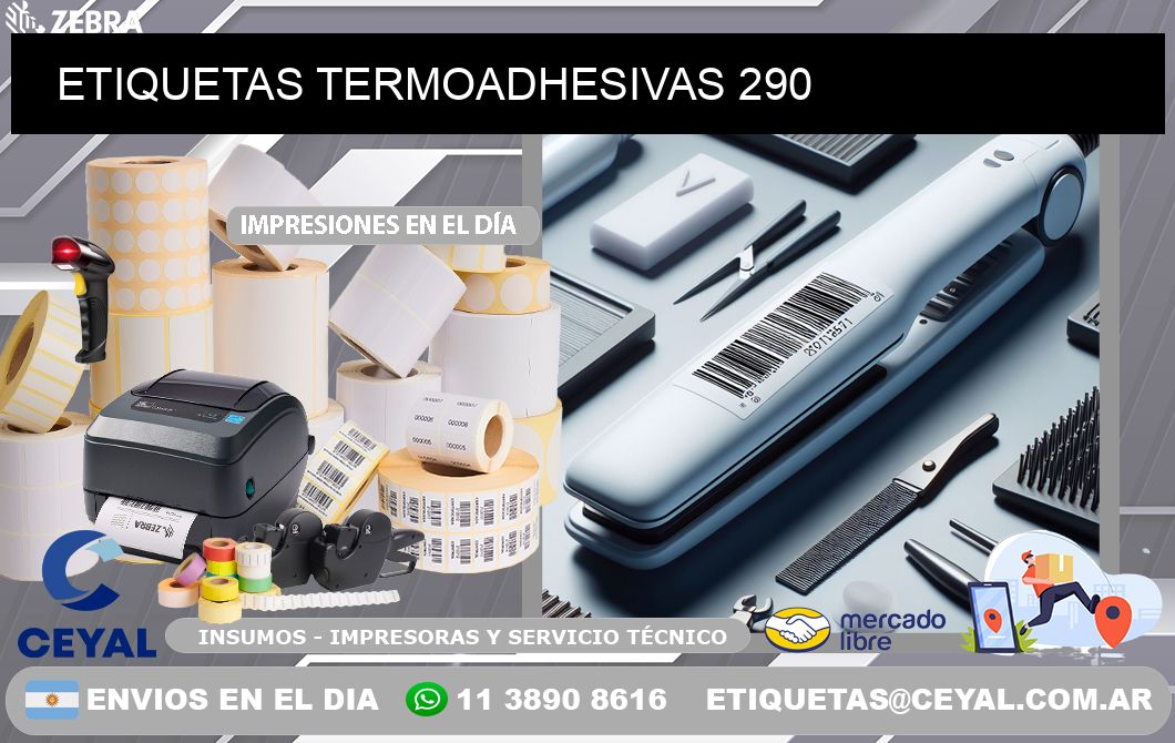 ETIQUETAS TERMOADHESIVAS 290