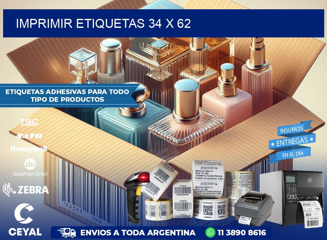 IMPRIMIR ETIQUETAS 34 x 62