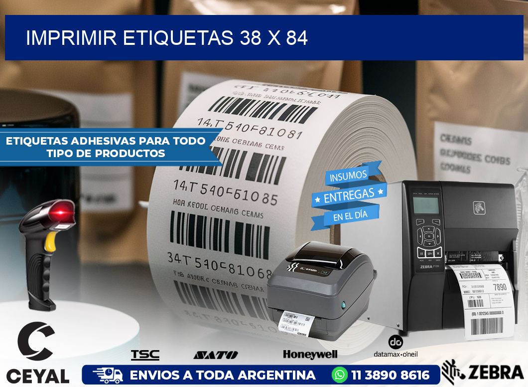 IMPRIMIR ETIQUETAS 38 x 84