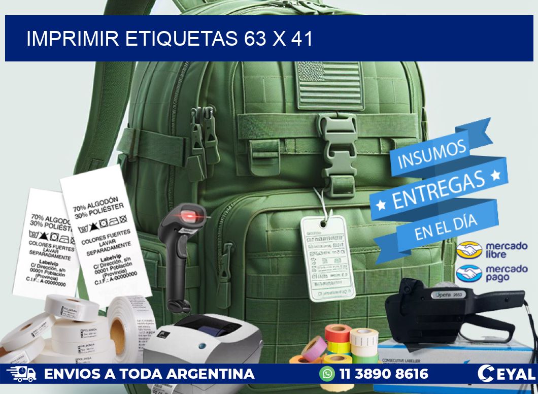 IMPRIMIR ETIQUETAS 63 x 41