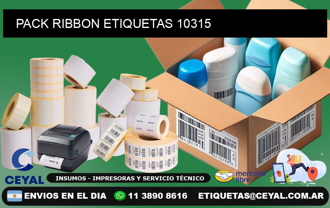 PACK RIBBON ETIQUETAS 10315