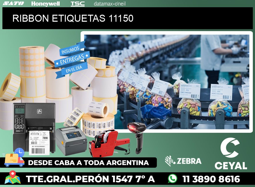 RIBBON ETIQUETAS 11150