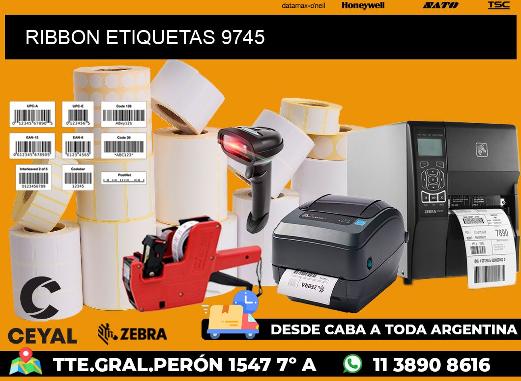 RIBBON ETIQUETAS 9745