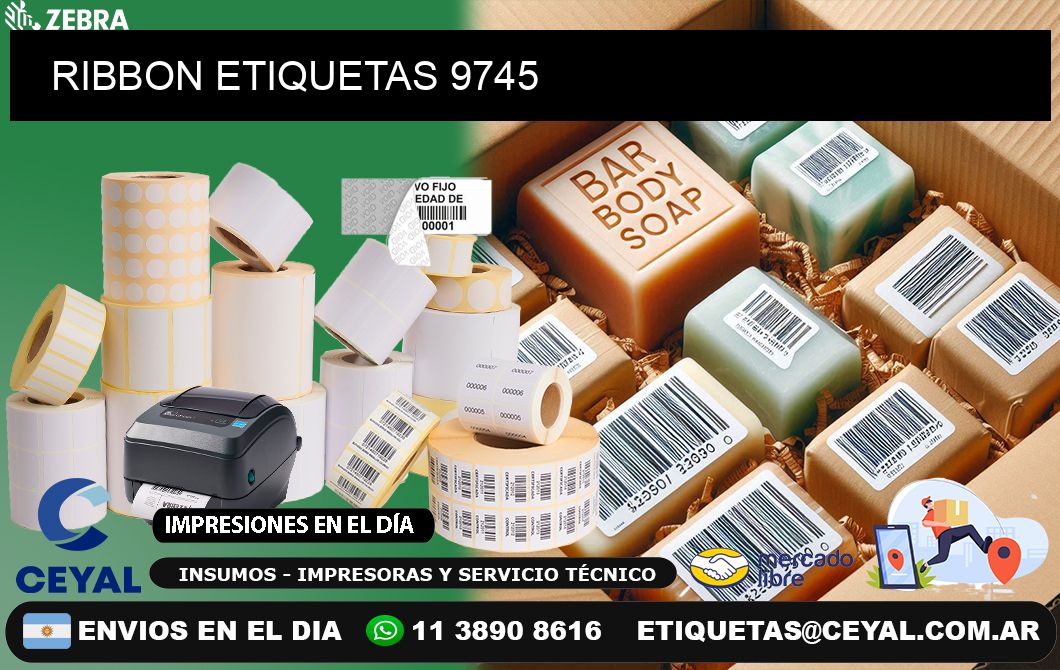 RIBBON ETIQUETAS 9745