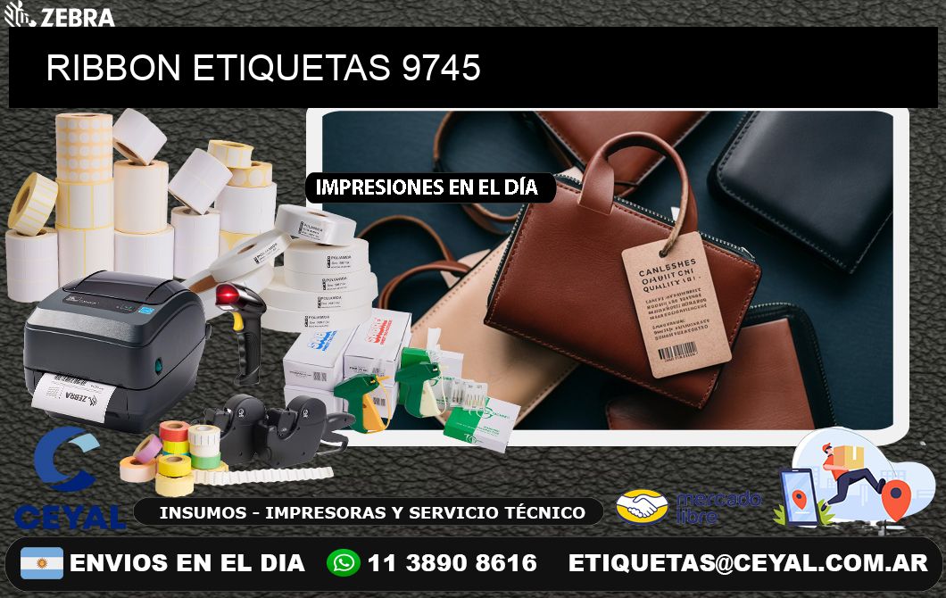 RIBBON ETIQUETAS 9745