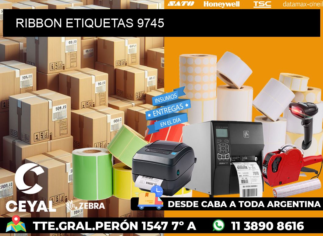 RIBBON ETIQUETAS 9745