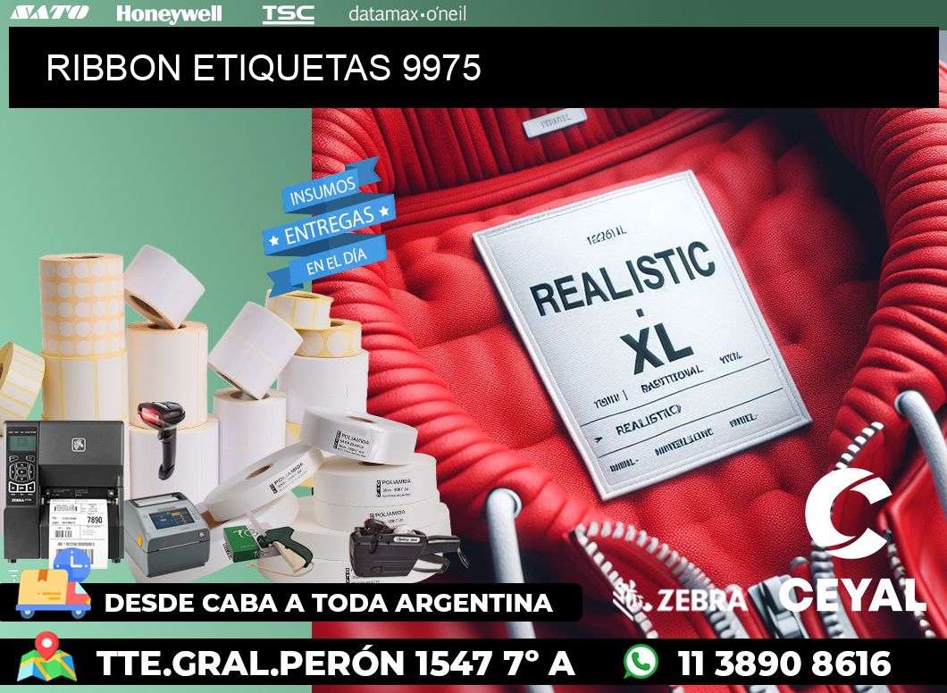 RIBBON ETIQUETAS 9975