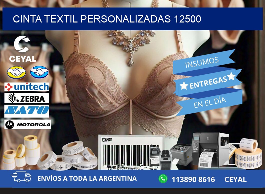 CINTA TEXTIL PERSONALIZADAS 12500