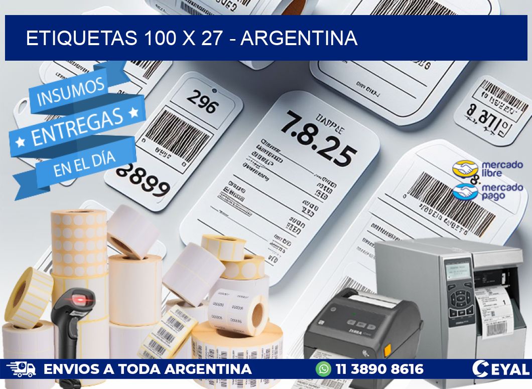 ETIQUETAS 100 x 27 - ARGENTINA