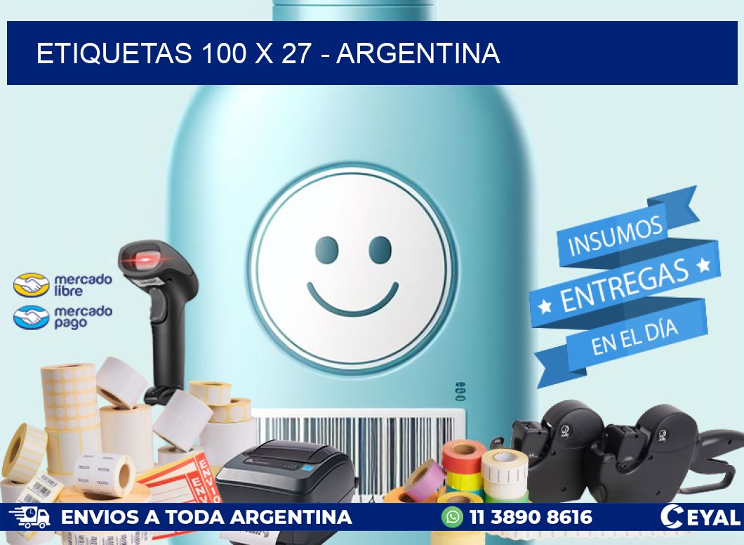 ETIQUETAS 100 x 27 - ARGENTINA