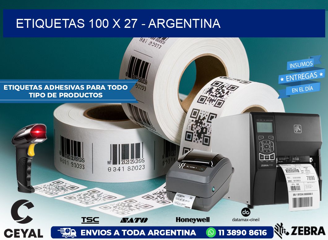 ETIQUETAS 100 x 27 – ARGENTINA