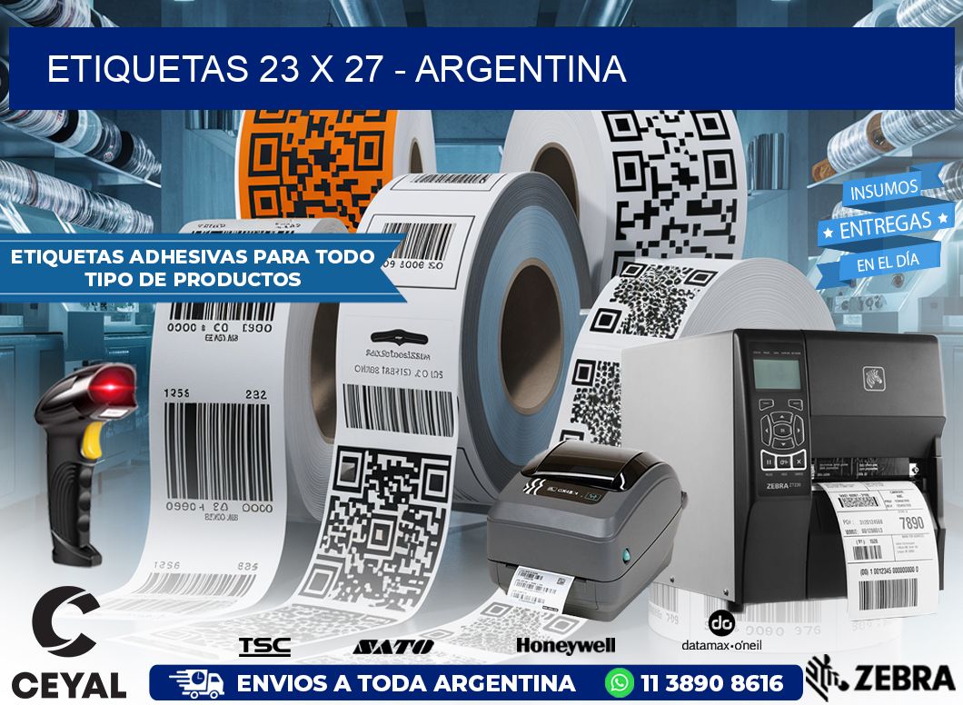 ETIQUETAS 23 x 27 – ARGENTINA